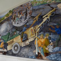 Another impressive mural in the palace of the administration of the state Chihuahua